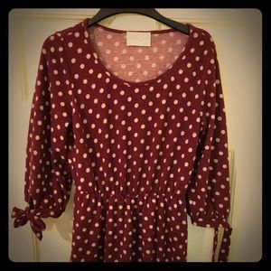 French Grey Stitch Fix Brushed Knit Dress Size M